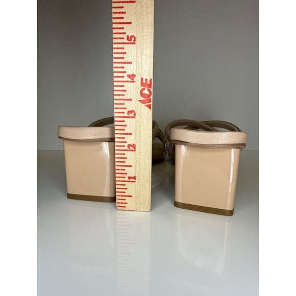 Charls David Fusion Women's Sandal Strappy Heeled Rhinestone Casual Size 9 NIB - Picture 6 of 8